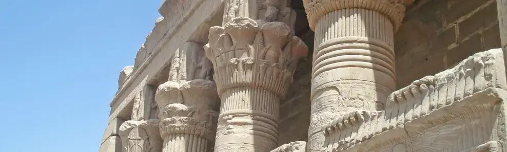 Dendera temple complex egypt
