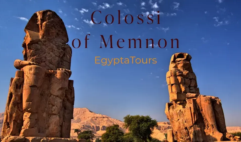 Exploring the Colossi of Memnon in Luxor, Egypt