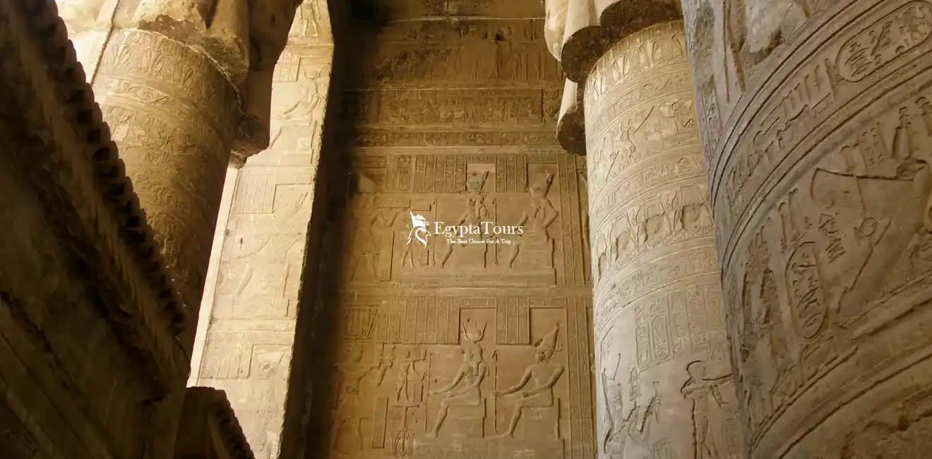 Dendera Temple Egypt: Complete Visitor Guide 12 Hieroglyphs-in-Dendera-Temple-EgyptaTours