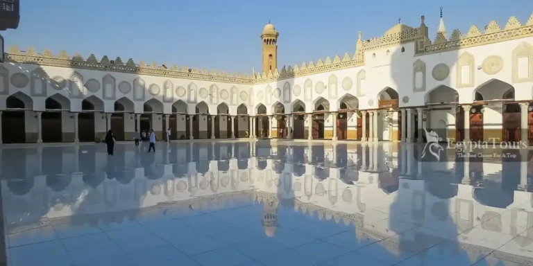 Al-Azhar-Mosque-History-Architecture-Spiritual-Significance-in-Cairo-EgyptaTours-Featured-Image