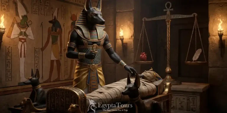 Anubis-Powerful-Egyptian-God-of-the-Afterlife-Explained-EgyptaTours-Featured-Image
