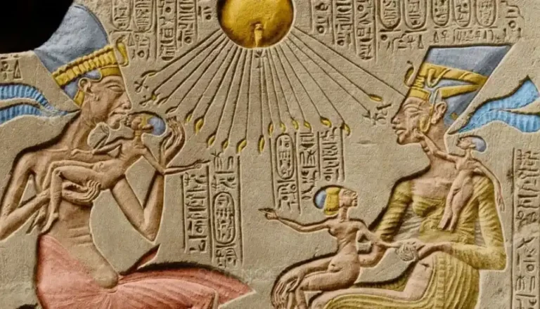 Akhenaten-and-the-Hymn-to-The-Aten-EgyptaTours