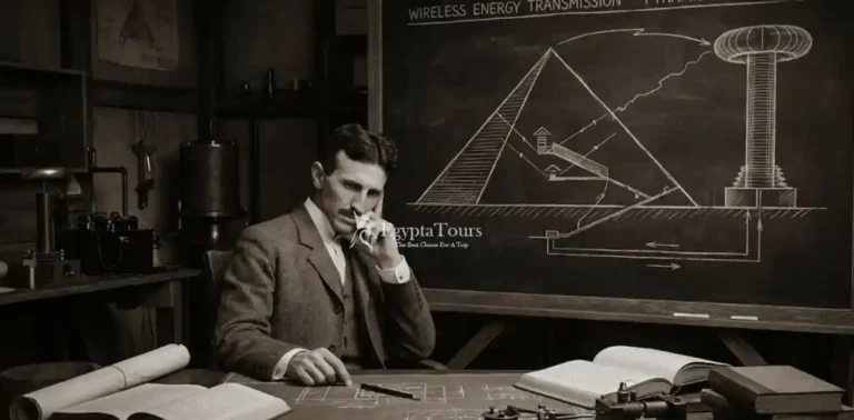 Why-Nikola-Tesla-was-Obsessed-with the-Egyptian-pyramids-EgyptaTours-Featured-Image