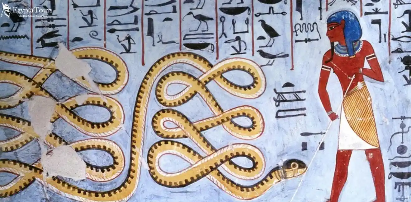 Ancient Egyptian Mythical Creatures and Monsters 7 Apep-(Apophis)-Ancient-Egyptian-Mythical-Creatures-And-Monsters-EgyptaTours