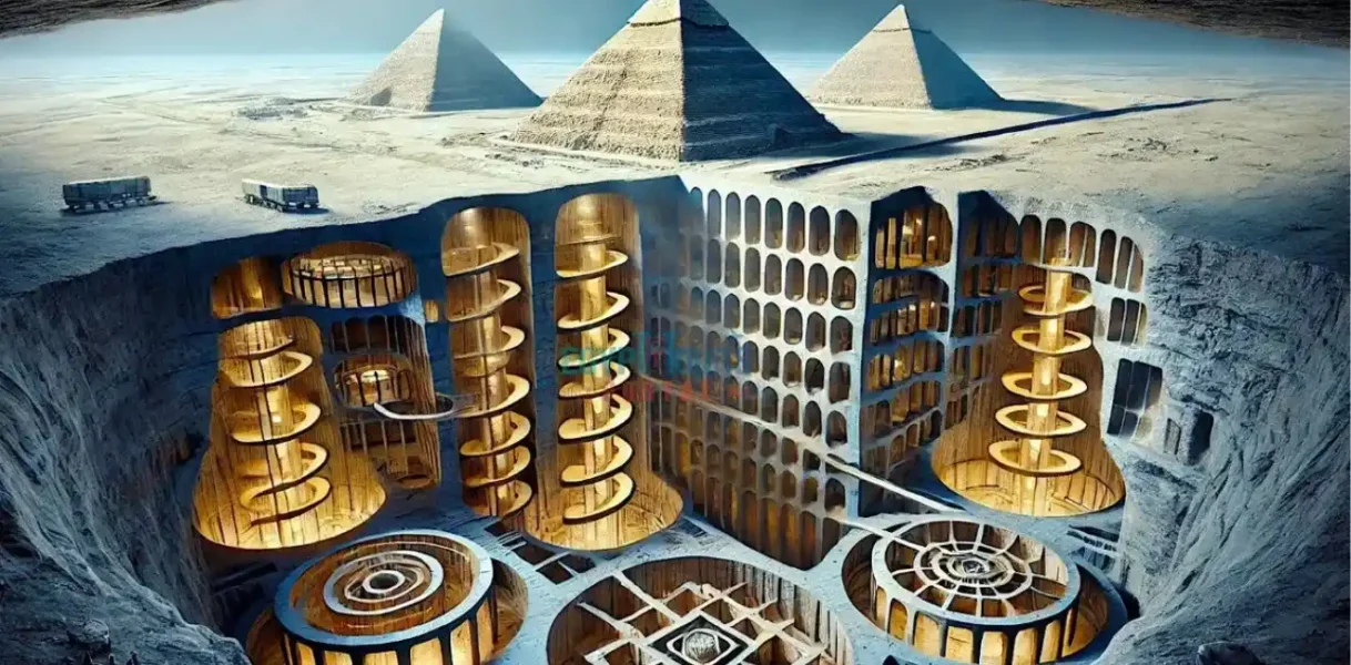 Study Finds Vast Underground Complex Under Giza Pyramids