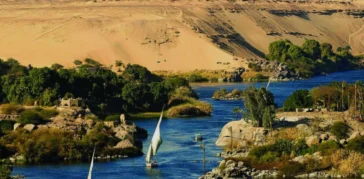 The Nile Valley in Egypt