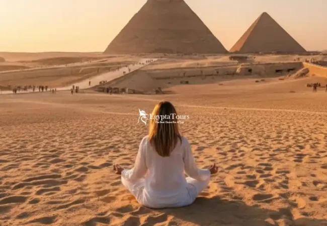 Giza-Pyramids-and-Sphinx-at-Sunrise-During-5-Days-Mystical-Tour-to-Cairo-and-El-Baharyia-Oasis-EgyptaTours