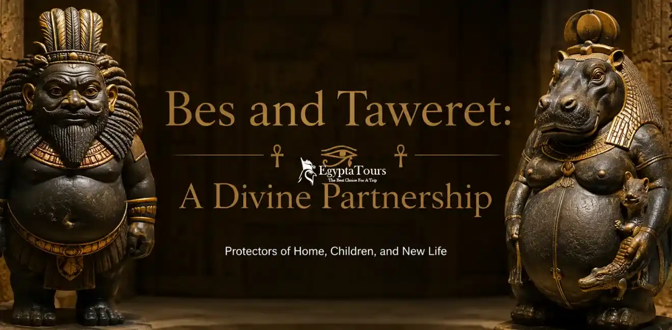 The God Bes: Ancient Egypt’s Fierce and Protector 3 Bes-And-Taweret-A-Divine-Partnership-EgyptaTours