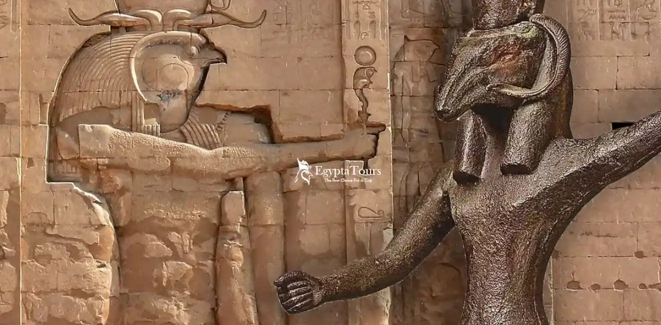 Conflict-of-Horus-and-Set-EgyptaTours