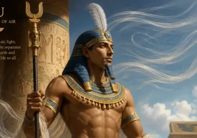 Egyptian-Shu God-EgyptaTours-Featured